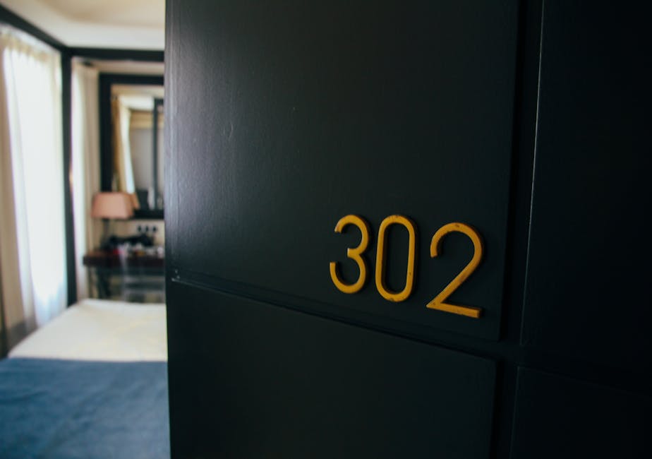 Door number 302 representing premium hotel accommodation